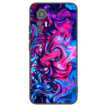 Picasee silikonowe czarne etui na Xiaomi 12 Lite - Redlight
