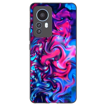 Picasee silikonowe czarne etui na Xiaomi 12T - Redlight