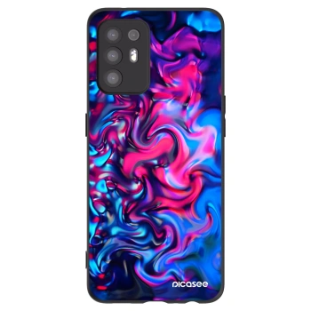 Picasee silikonowe czarne etui na OPPO A94 5G - Redlight