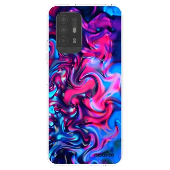 Picasee silikonowe przeźroczyste etui na OPPO A94 5G - Redlight