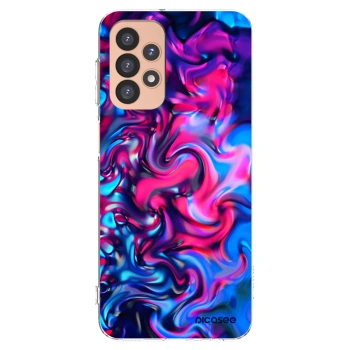 Picasee silikonowe przeźroczyste etui na Samsung Galaxy A23 A236B 5G - Redlight