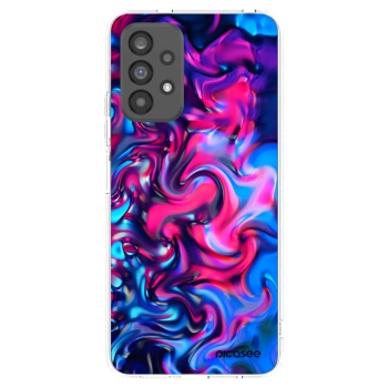Picasee silikonowe przeźroczyste etui na Samsung Galaxy A73 5G - Redlight