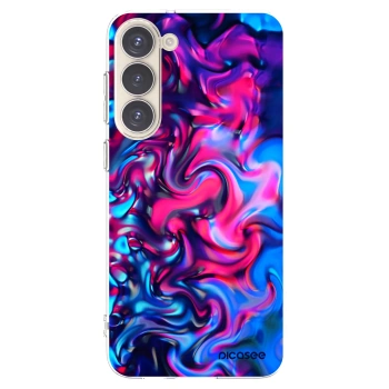 Picasee silikonowe przeźroczyste etui na Samsung Galaxy S23+ 5G - Redlight