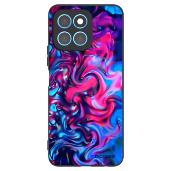 Picasee silikonowe czarne etui na Honor X8 5G - Redlight