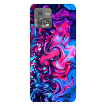Picasee silikonowe przeźroczyste etui na Motorola Moto G72 - Redlight