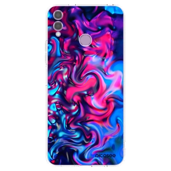 Picasee silikonowe przeźroczyste etui na Honor 8X - Redlight