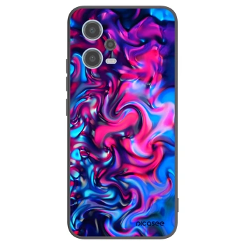 Picasee silikonowe czarne etui na Xiaomi Redmi Note 12 5G - Redlight