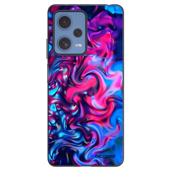 Picasee silikonowe czarne etui na Xiaomi Redmi Note 12 Pro 5G - Redlight