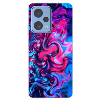 Picasee silikonowe przeźroczyste etui na Xiaomi Redmi Note 12 Pro 5G - Redlight