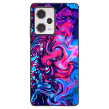 Picasee silikonowe czarne etui na Xiaomi Redmi Note 12 Pro+ 5G - Redlight