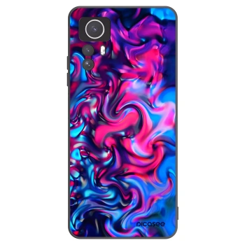 Picasee silikonowe czarne etui na Xiaomi Redmi Note 12S - Redlight