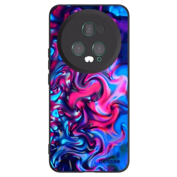 Picasee silikonowe czarne etui na Honor Magic5 Pro - Redlight