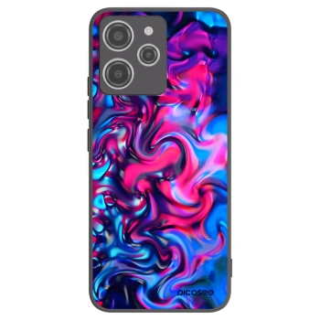 Picasee silikonowe czarne etui na Xiaomi Redmi 12 4G - Redlight