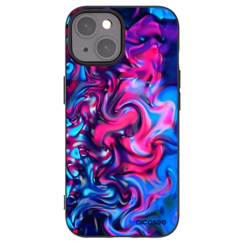 Picasee silikonowe czarne etui na Apple iPhone 15 - Redlight