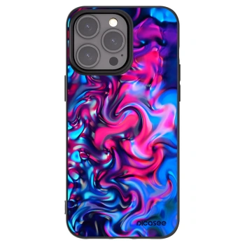 Picasee silikonowe czarne etui na Apple iPhone 15 Pro Max - Redlight