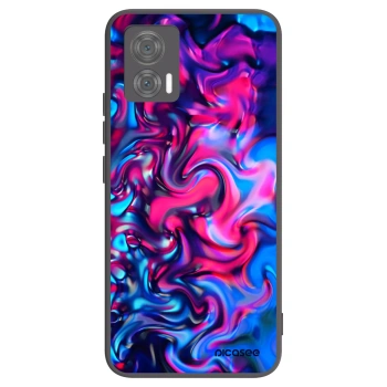 Picasee silikonowe czarne etui na Motorola Edge 30 Neo - Redlight