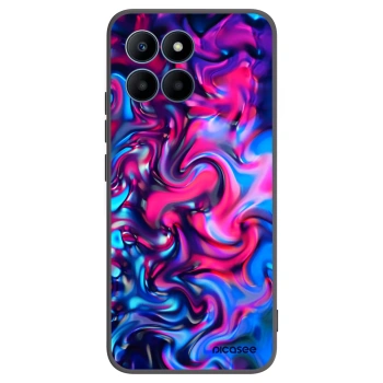 Picasee silikonowe czarne etui na Honor 70 Lite - Redlight