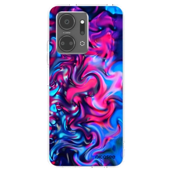 Picasee silikonowe przeźroczyste etui na Honor X7a - Redlight