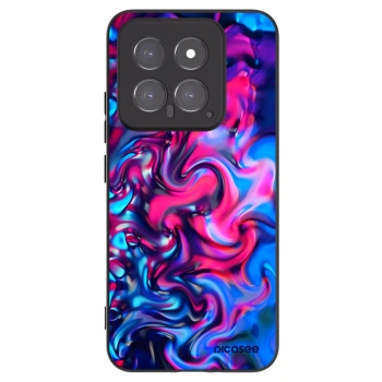 Picasee silikonowe czarne etui na Xiaomi 14 - Redlight