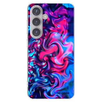 Picasee silikonowe przeźroczyste etui na Samsung Galaxy S24 S921B 5G - Redlight