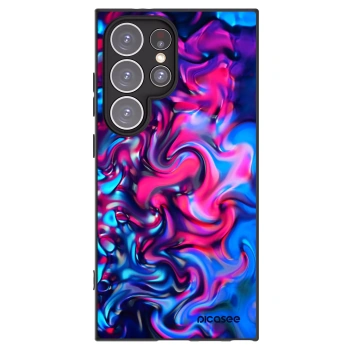 Picasee silikonowe czarne etui na Samsung Galaxy S24 Ultra S928B 5G - Redlight