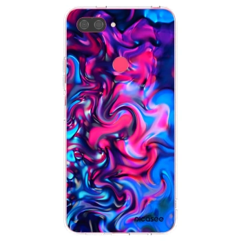 Picasee silikonowe przeźroczyste etui na Xiaomi Mi 8 Lite - Redlight