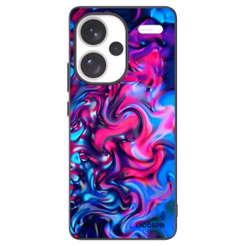 Picasee silikonowe czarne etui na Xiaomi Redmi Note 13 Pro+ 5G - Redlight