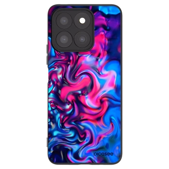 Picasee silikonowe czarne etui na Honor X8b - Redlight