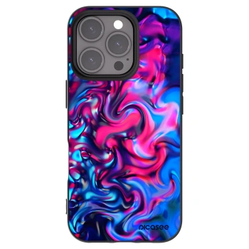 Picasee silikonowe czarne etui na Apple iPhone 16 Pro - Redlight
