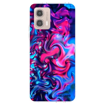 Picasee silikonowe przeźroczyste etui na Motorola Moto G53 5G - Redlight