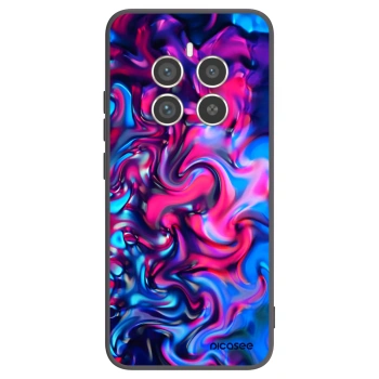 Picasee silikonowe czarne etui na Realme 12 Pro 5G - Redlight