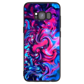 Picasee silikonowe czarne etui na Samsung Galaxy S8 G950F - Redlight