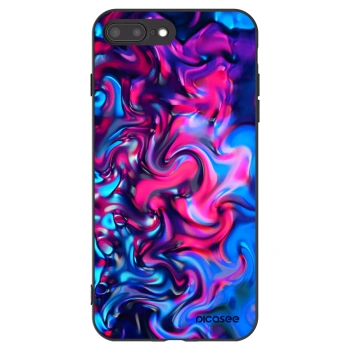 Picasee silikonowe czarne etui na Apple iPhone 7 Plus - Redlight