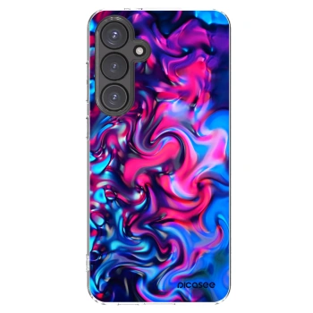 Picasee silikonowe przeźroczyste etui na Samsung Galaxy S24 FE S721B - Redlight