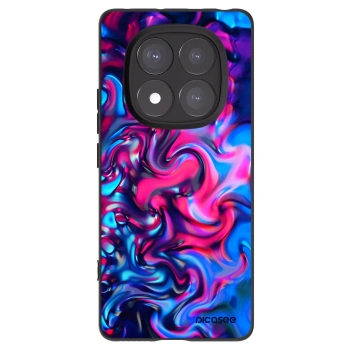 Picasee silikonowe czarne etui na Xiaomi Redmi Note 14 Pro+ 5G - Redlight