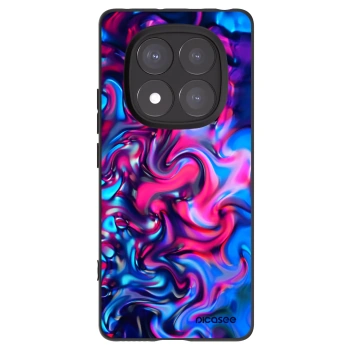 Picasee silikonowe czarne etui na Xiaomi Redmi Note 14 Pro 5G - Redlight
