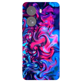 Picasee silikonowe czarne etui na Xiaomi Poco X7 - Redlight