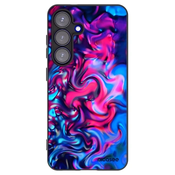Picasee silikonowe czarne etui na Samsung Galaxy S25 5G - Redlight