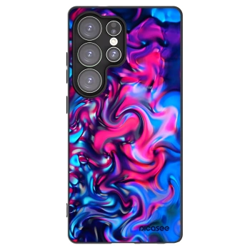 Picasee silikonowe czarne etui na Samsung Galaxy S25 Ultra 5G - Redlight