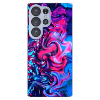 Picasee silikonowe przeźroczyste etui na Samsung Galaxy S25 Ultra 5G - Redlight