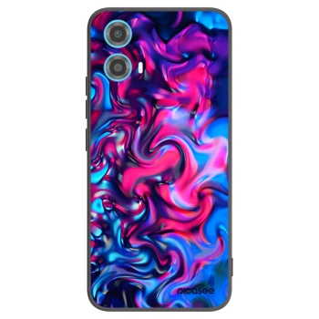 Picasee silikonowe czarne etui na Motorola Moto G34 5G - Redlight