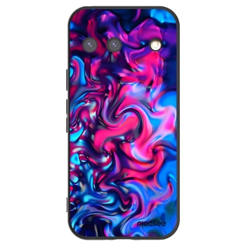 Picasee silikonowe czarne etui na Google Pixel 9 - Redlight