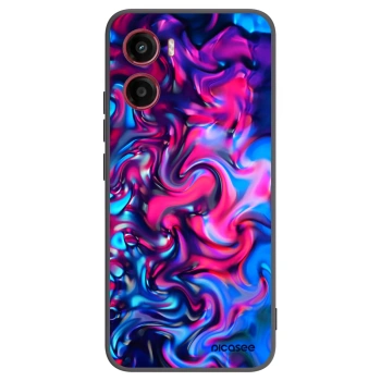 Picasee silikonowe czarne etui na Motorola Moto G05 - Redlight