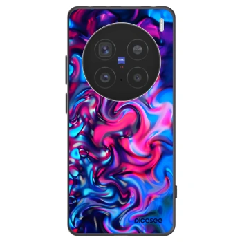 Picasee silikonowe czarne etui na Vivo X200 Pro - Redlight