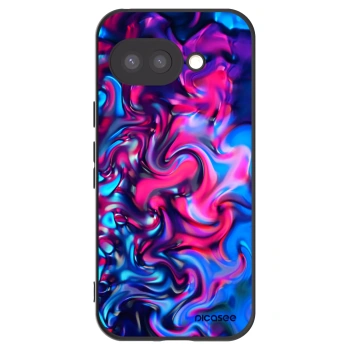 Picasee silikonowe czarne etui na Google Pixel 9a - Redlight