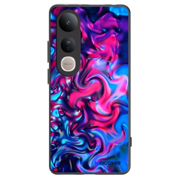 Picasee silikonowe czarne etui na Vivo V50 Lite 5G - Redlight