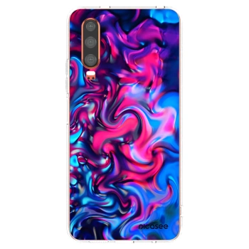 Picasee silikonowe przeźroczyste etui na Huawei P30 - Redlight