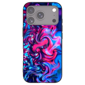 Picasee silikonowe czarne etui na Apple iPhone 17 Pro - Redlight