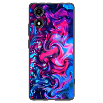 Picasee silikonowe czarne etui na Motorola Moto E14 - Redlight