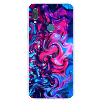 Picasee silikonowe przeźroczyste etui na Huawei Y6 2019 - Redlight